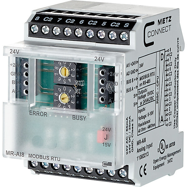 METZ CONNECT Modbus-Modul MR-AI8 Modbus RTU 11083213